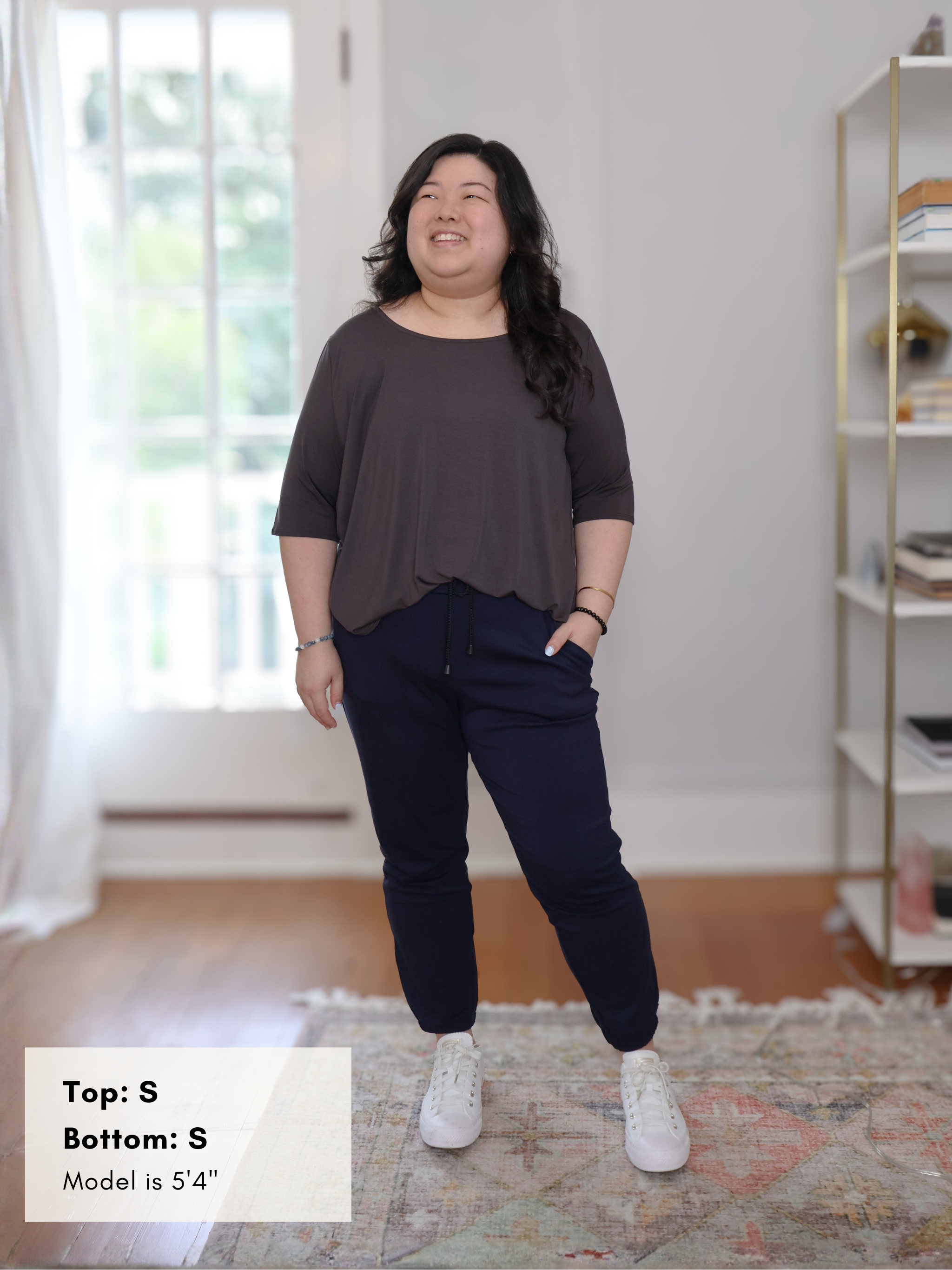 Hannah Top - Washed Black Rayon Jersey