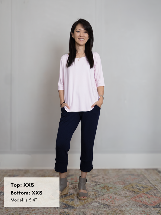 Hannah Top - Petal Pink