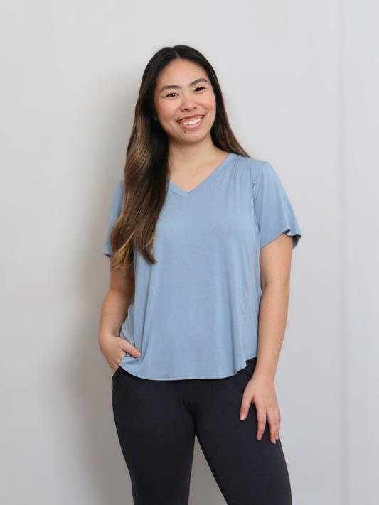 Rebecca Top - Pacific Blue