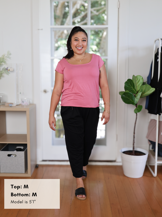 Aidan Top - Tulip Pink