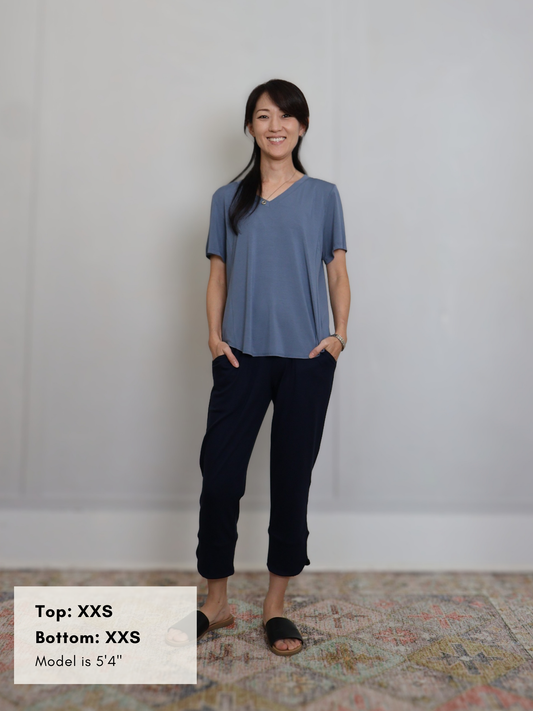 Rebecca Top - Vintage Denim