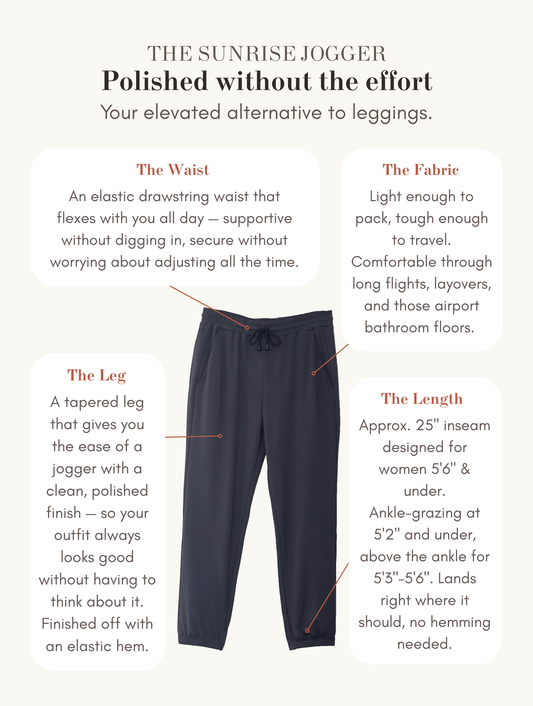 PRE-SALE: Sunrise Jogger - Dark Charcoal