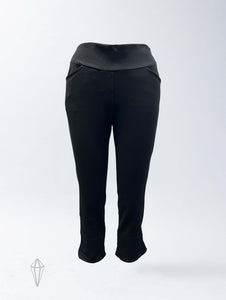 Colburn Pant - Jet Black Double Knit