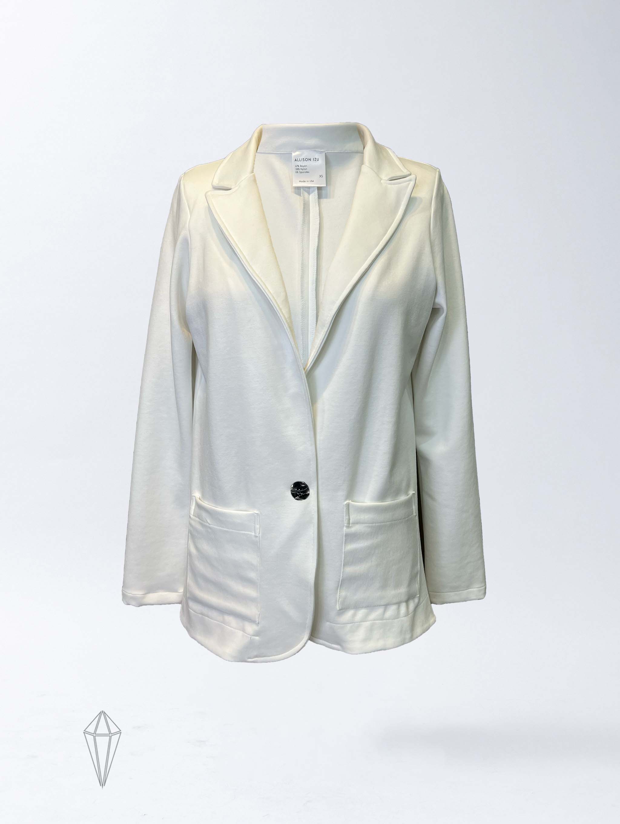 Diana Blazer - White Double Knit