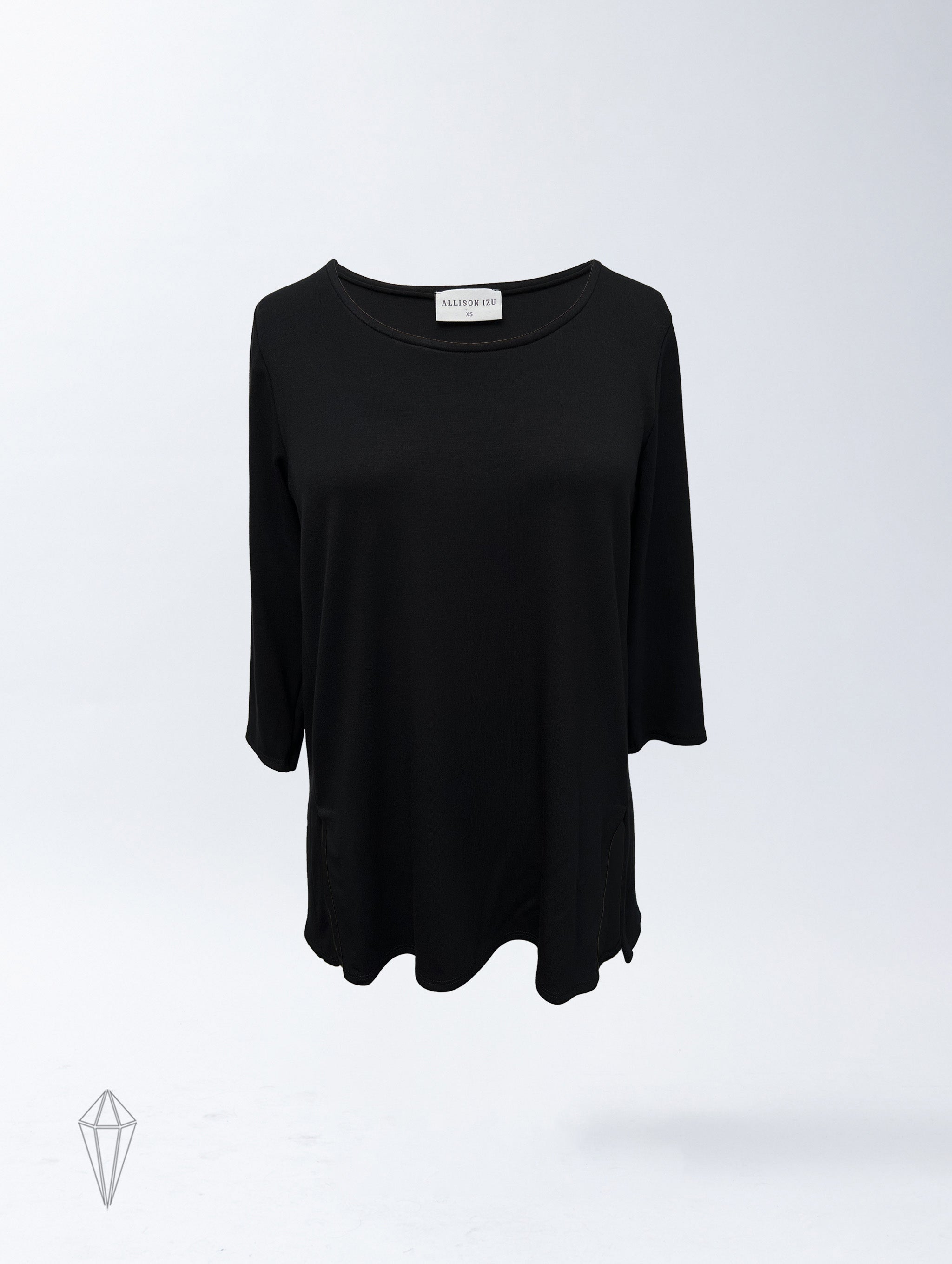 Mandy Top - Black Soft Ponte