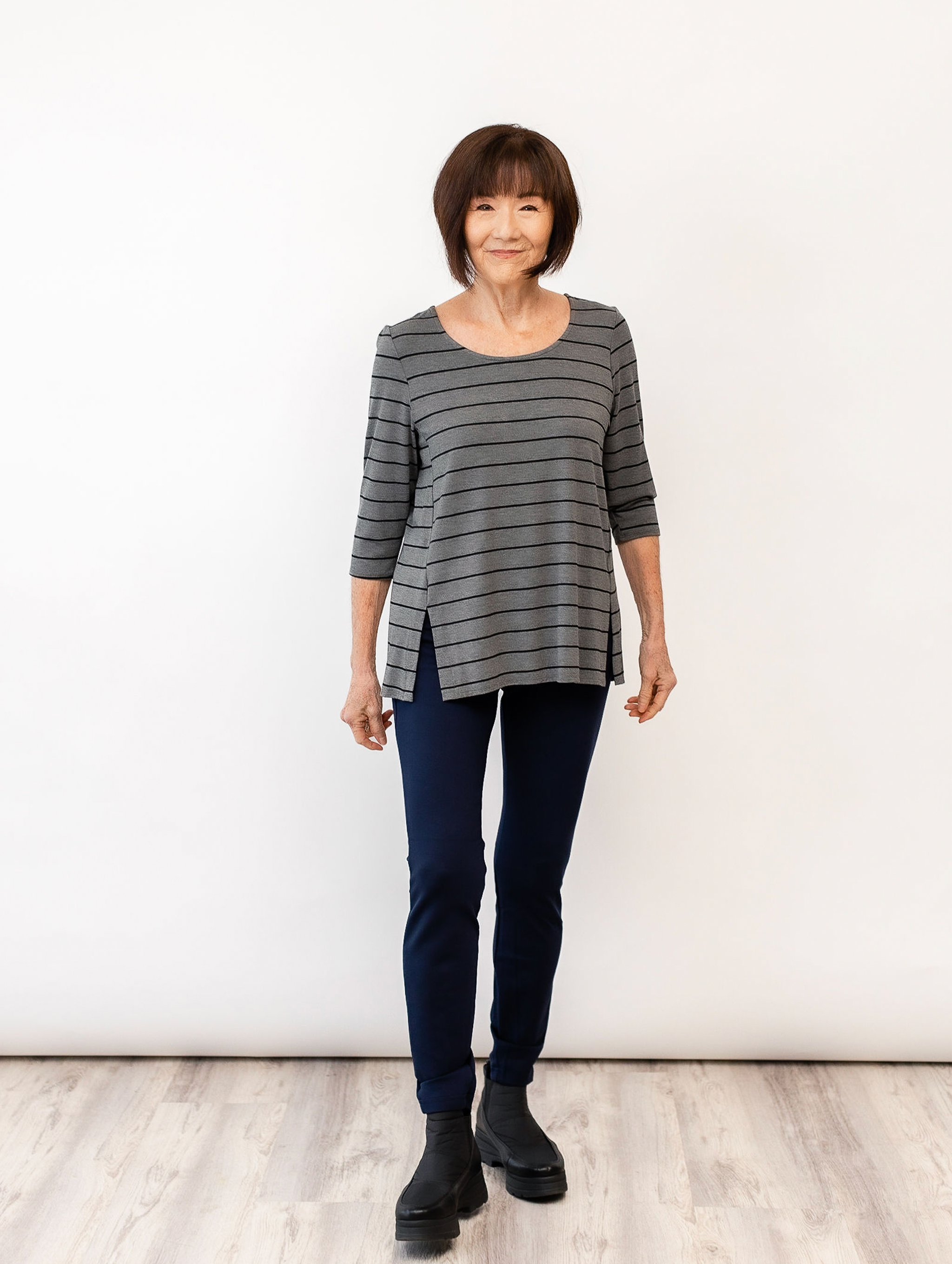 Coral Pant - Midnight Double Knit